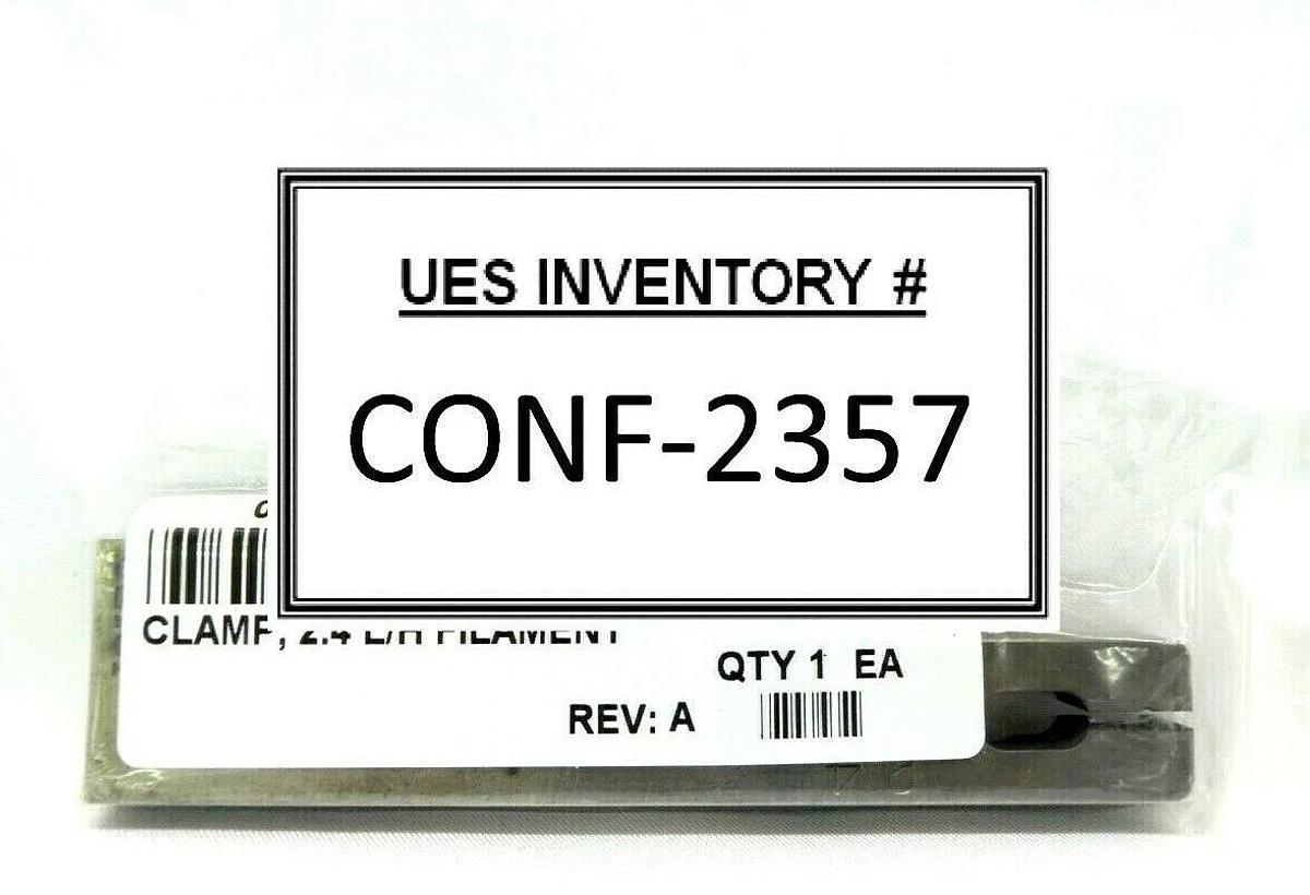 AMAT Applied Materials 0020-82131 2.4 L/H Filament Clamp New Surplus