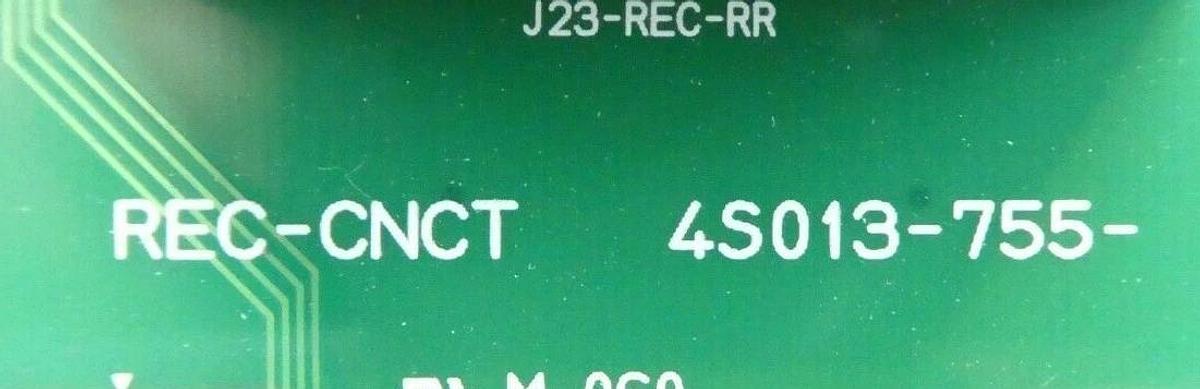 Used Nikon 4S013-755 Backplane PCB REC-CNCT NSR FX-601F Damaged Connectors As-Is