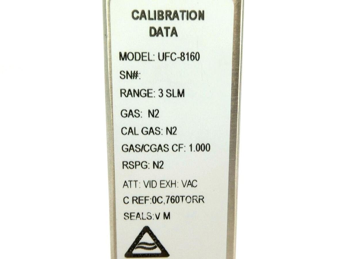 Refurbished UNIT Instruments UFC-8160 Mass Flow Controller MFC 3 SLM N2 8160 Refurbished