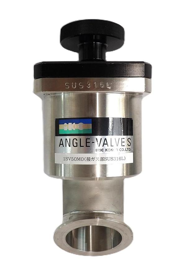 Used Irie Koken 1SV50M0 Manual Vacuum Isolation Angle Valve Working Surplus