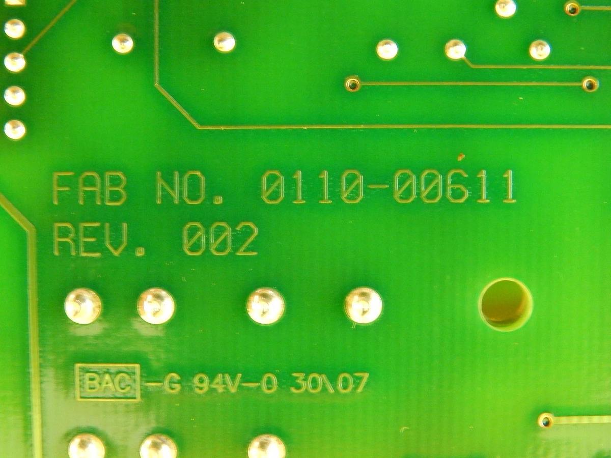 Used AMAT Applied Materials 0100-00611 Smoke & Water Leak Detector Board PCB Working