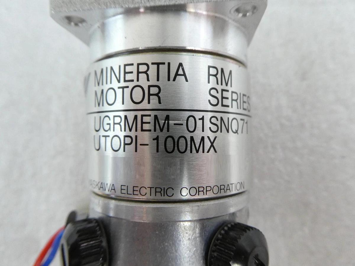 Used Yaskawa Electric UTOPI-100MX Minertia Motor UGRMEM-01SNQ71 Nikon NSR-S205C Spare
