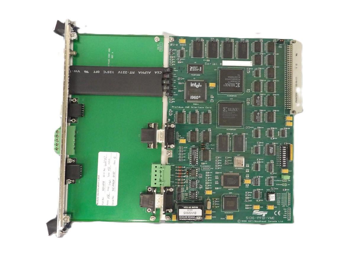 Used Brooks Automation TIC PROF Interface PCB Card 5136-PFB-VME Working Surplus
