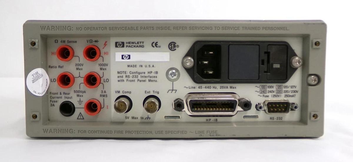 Used Agilent Technologies 34401A 6 1/2 Digit Multimeter Reseller Lot of 2 Working