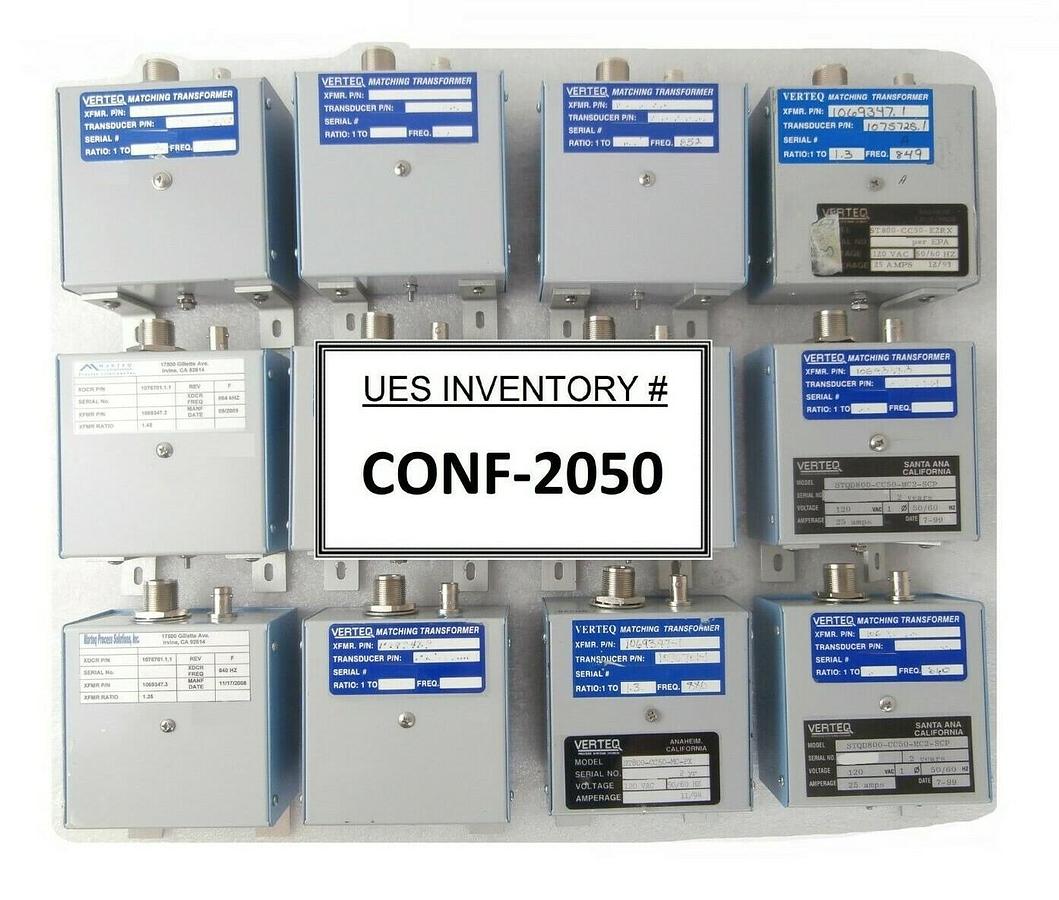 Used Verteq 1069347.3 RF Matching Transformer Various Ratios Reseller Lot of 12 Spare