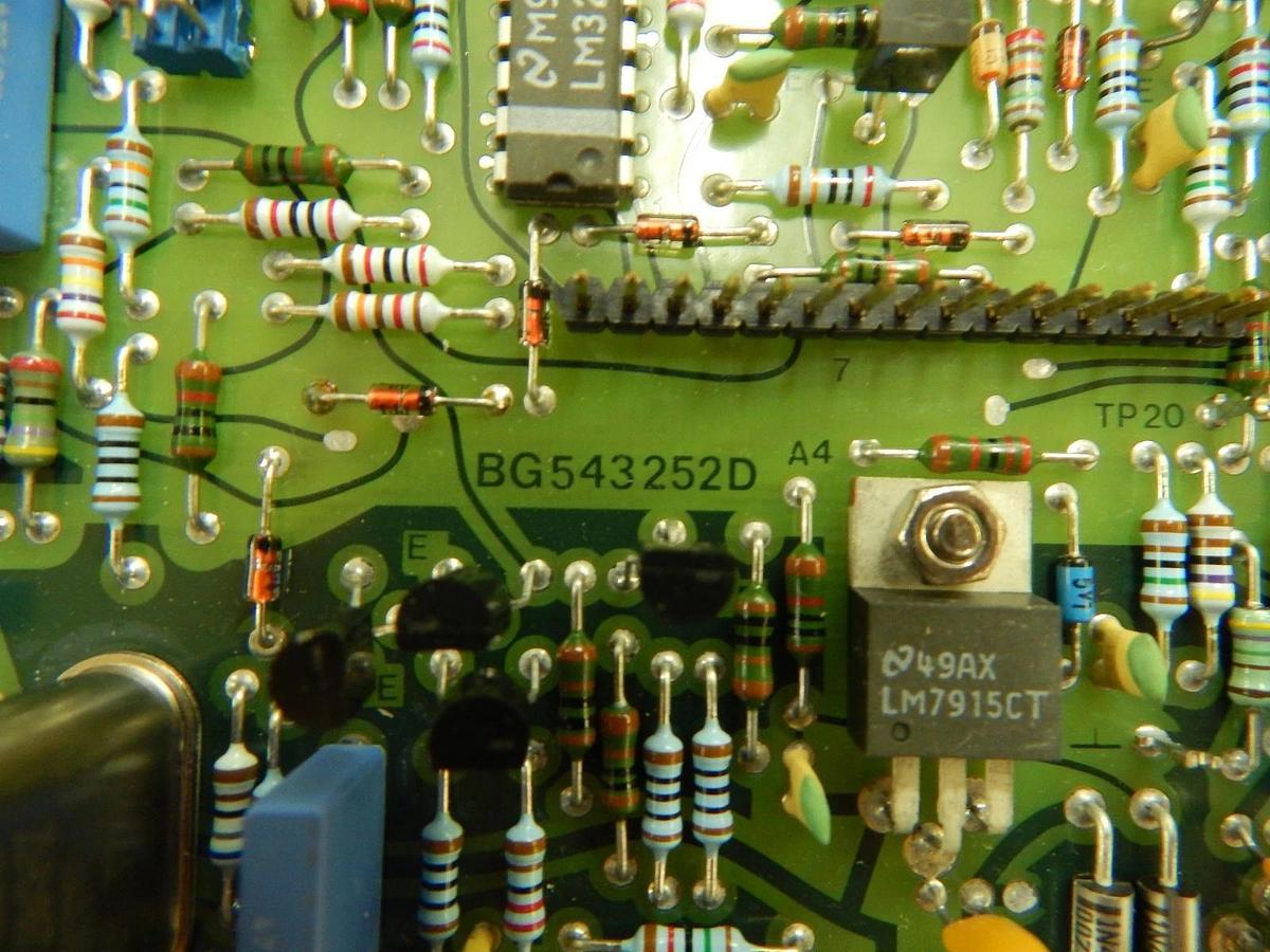 Used Balzers BG 541 087-S/B Partial Pressure Gauge PCB Card RF 064 Used Working