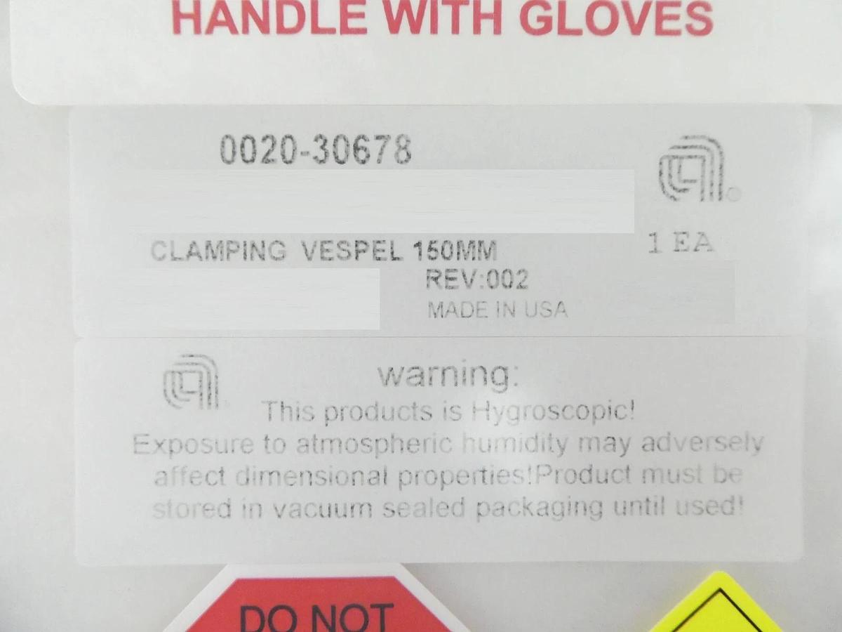 AMAT Applied Materials 0020-30678 150mm Vespel Clamping Ring New Surplus