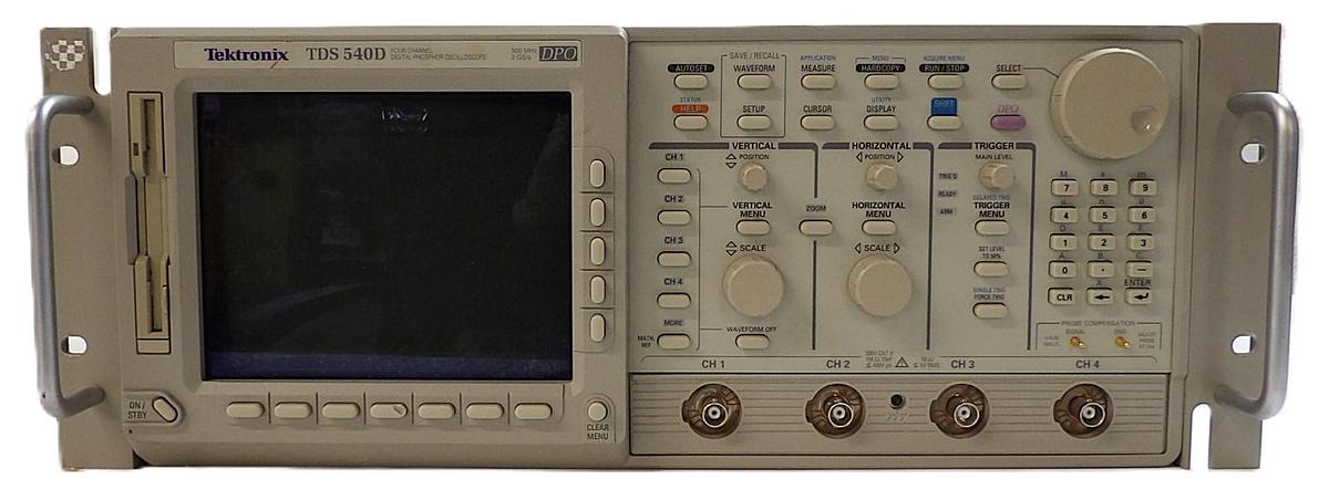 Used Tektronix TDS 540D 4-Channel Digital Oscilloscope 13 1F 1M 2F Untested Surplus