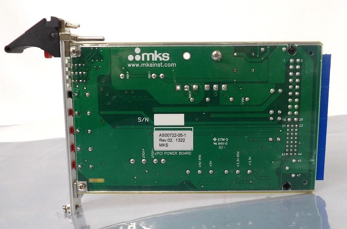 Used MKS Instruments AS00722-05-1 cPCI Power Supply PCB Card Reseller Lot of 5 Spare