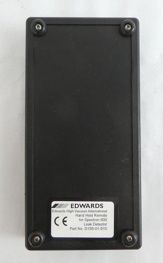 Used Edwards D155-01-510 Hand Held Remote Spectron 600 Leak Detector Working Surplus