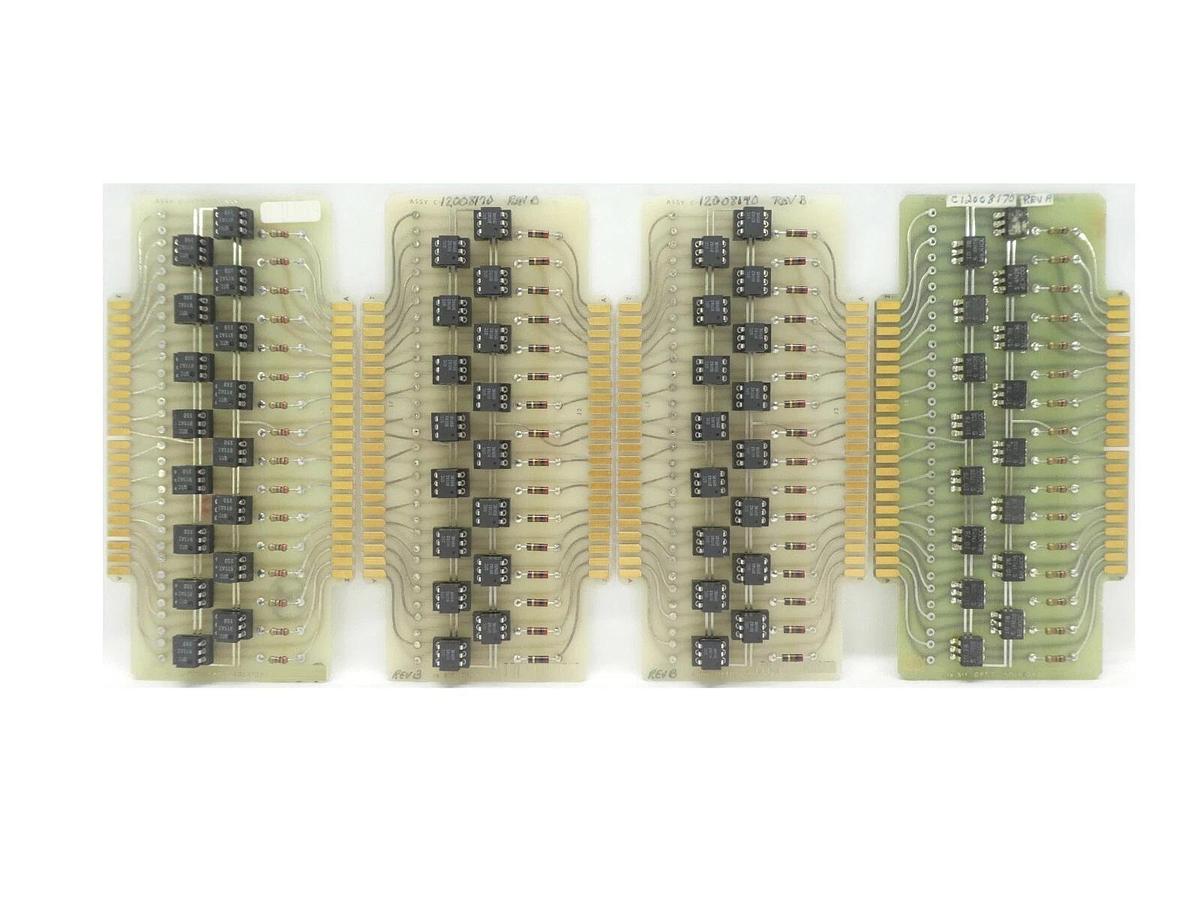Used Varian Semiconductor VSEA C-12006227 Optic Isolator PCB Card Lot of 4 Working