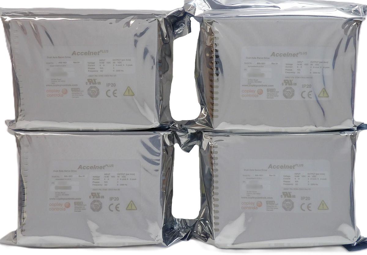 Used Copley Controls 800-1831 Dual Axis Servo Drive Accelnet Plus Lot of 4 New