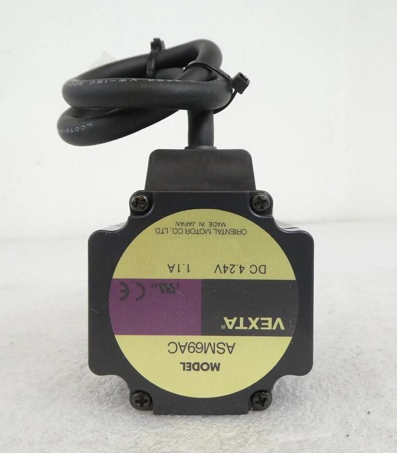 Used Oriental Motor ASM69AC DC Servo Motor VEXTA Reseller Lot of 2 Working