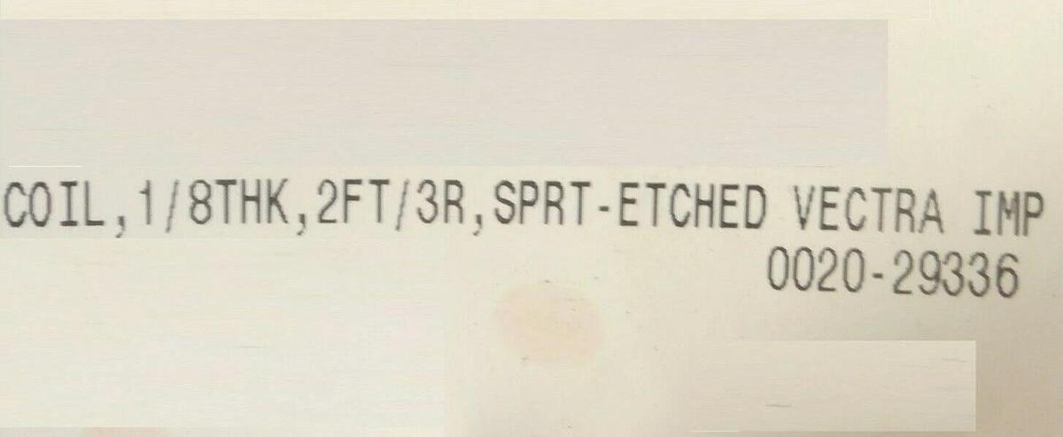 AMAT Applied Materials 0020-29336 Coil 1/8 SPRT-ETCHED VECTRA IMP New Surplus