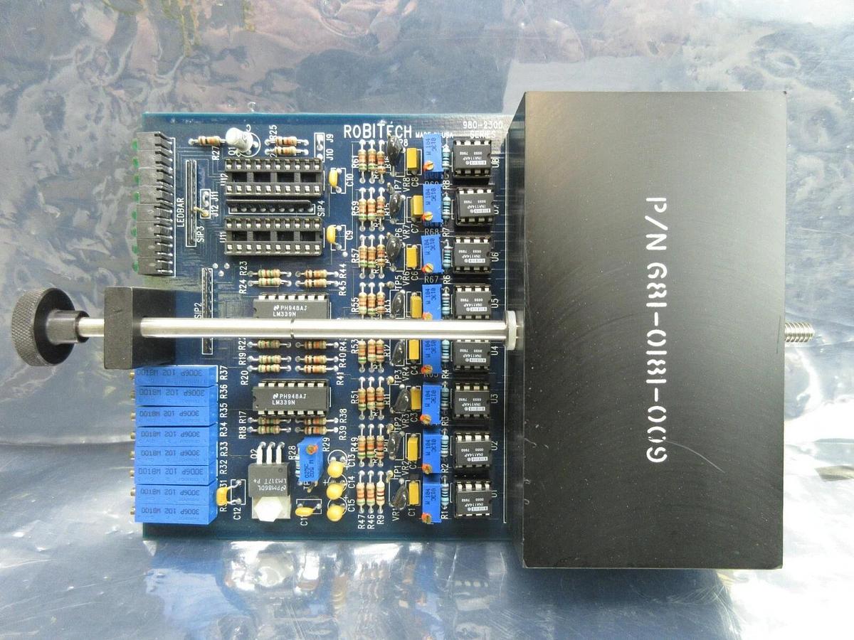 Used Robitech 990-9131 Valve Module PCB Card 681-0181-009 980-2300 Series Used