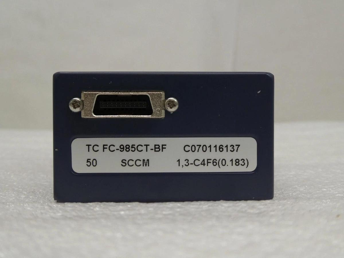 Used Aera TC FC-985CT-BF Mass Flow Controller MFC FC-985C 50 SCCM 1,3-C4F6(0.183)