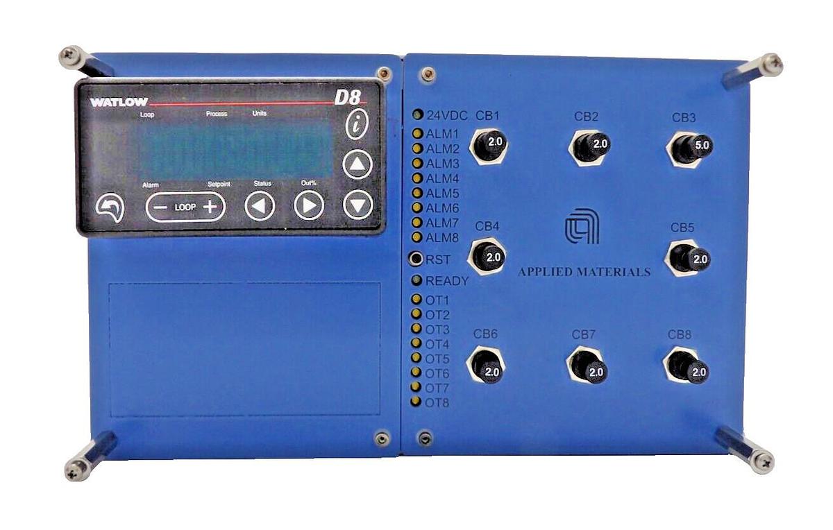 Used Buckles-Smith VAS104350-0415 Gasline Heater Control Unit AMAT 0242-63708 Working