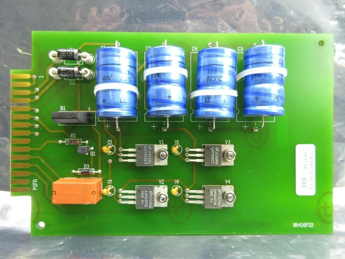 Used ASM Advanced Semiconductor Materials 2506416-21 Power Supply PCB Card Used