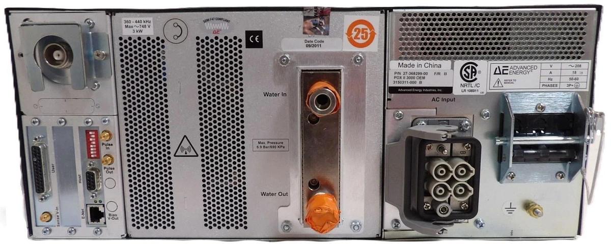 Refurbished PDX II 3000 AE Advanced Energy 3150311-000 Plasma Drive 27-368299-00 Refurbished