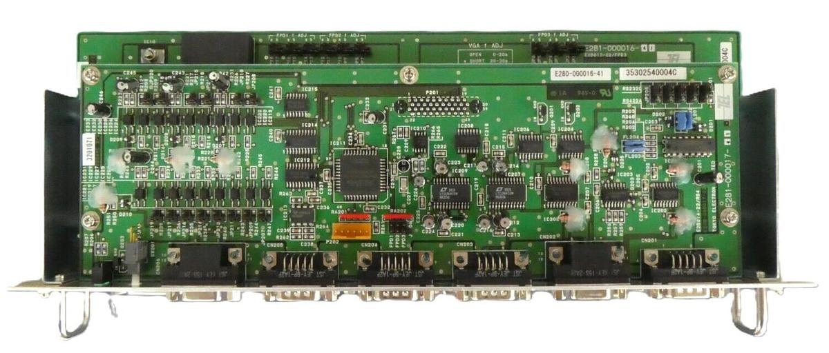 Used TEL Tokyo Electron E281-000016-41 ECC2 Controller EC Module PCB E281-000017