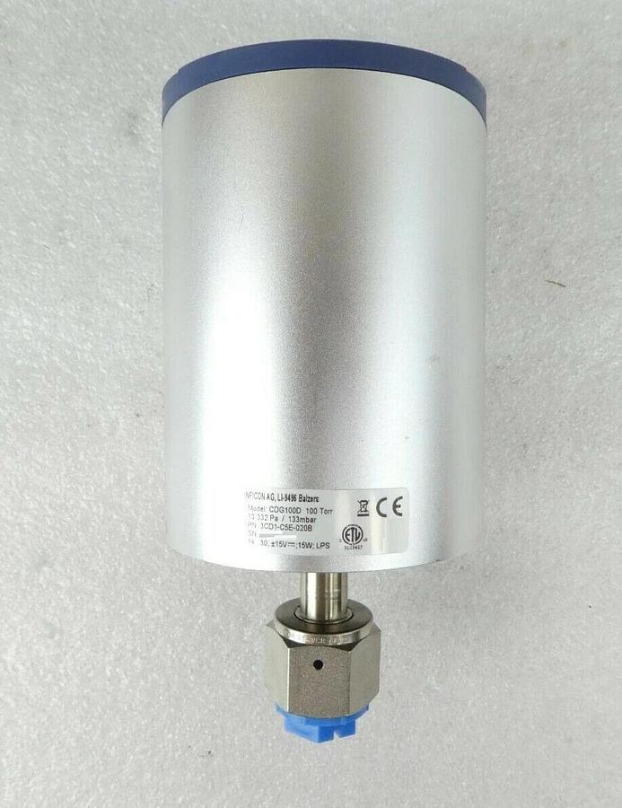 Used Inficon 3CD1-C5E-020B Diaphragm Gauge Manometer CDG100D AMAT Working Surplus