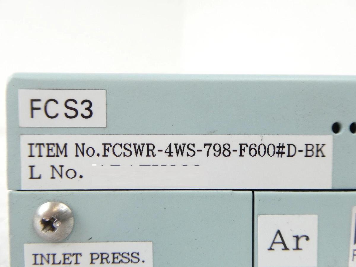 Used Fujikin FCS-WR Ar Flow Control System MFC Reseller Lot of 5 TEL Working Surplus