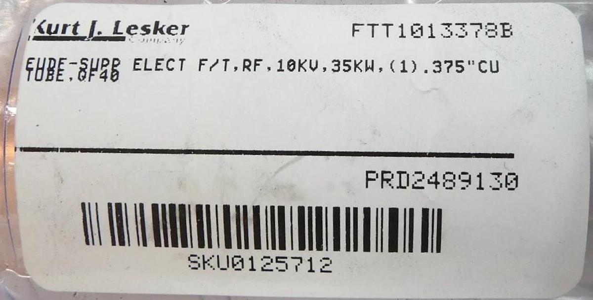 Used Kurt J. Lesker FTT1013378B RF Feedthrough KF Flanged Reseller Lot of 4 New