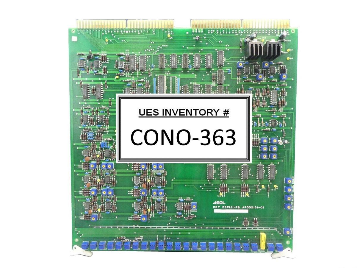 Used JEOL AP002131-03 PCB Card CRT DSPL(1) PB JSM-6300F SEM Working Surplus