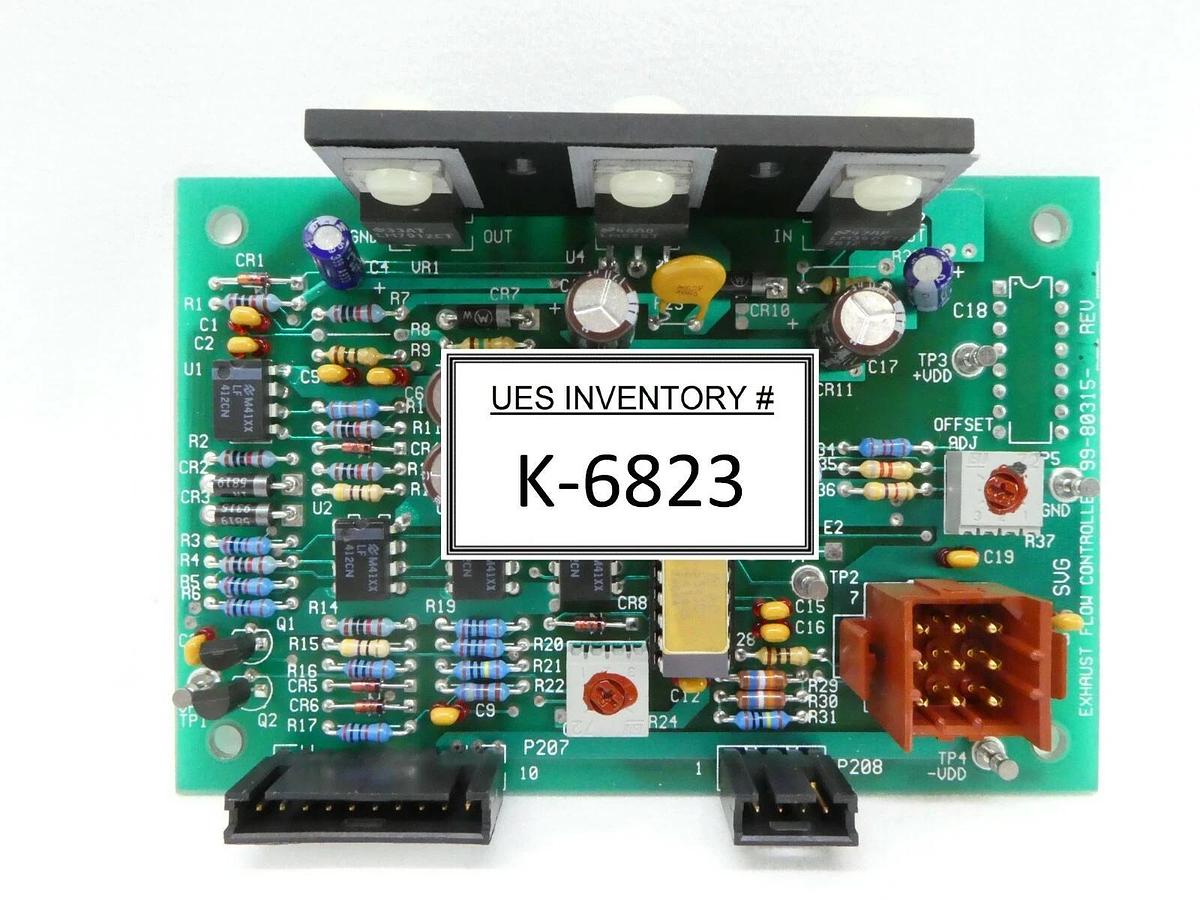 Used SVG Silicon Valley Group 99-80315-01 Exhaust Flow Controller PCB Rev. C Working