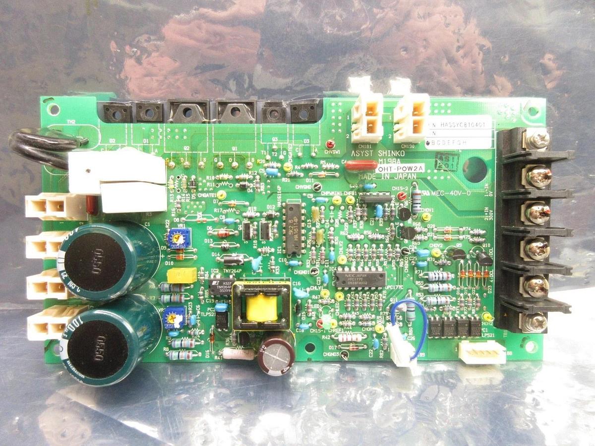 Used Asyst Shinko HASSYC810401 Power Supply Board PCB OHT-POW2A M198A Used Working