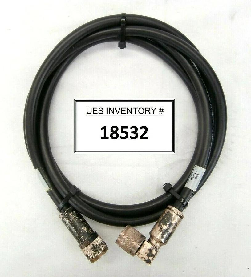Used Lam Research 853-707092-003 RF Cable 7.5 Foot FPD Continuum Working Spare
