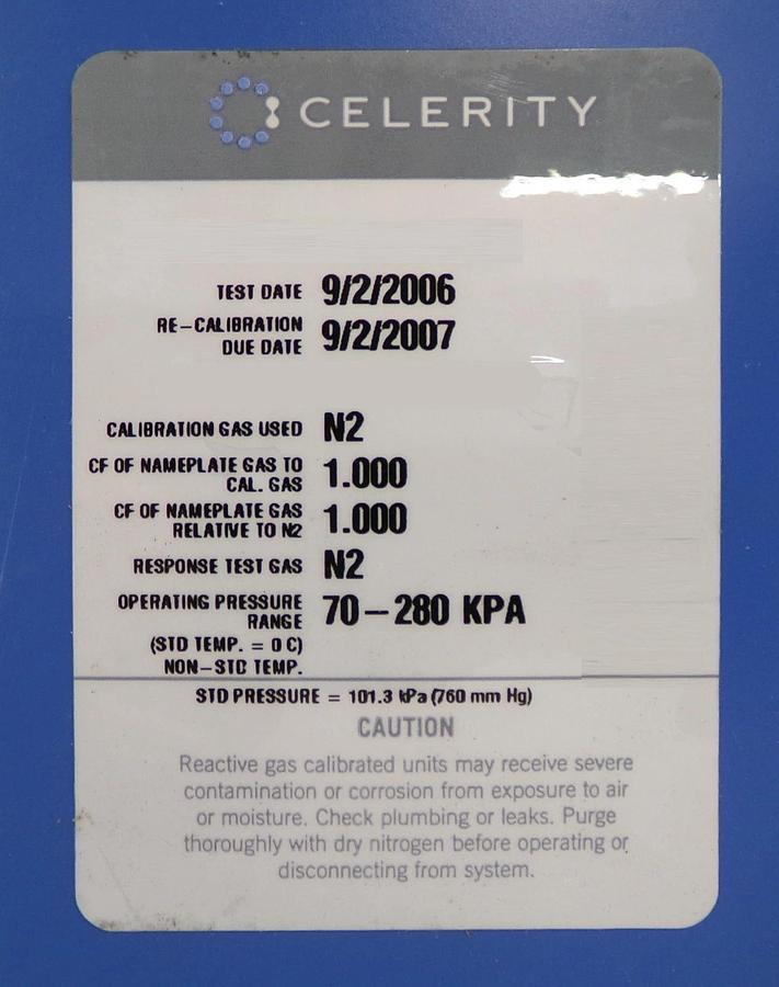 Used Celerity FC-2979MEP5 Mass Flow Controller N2 Ar Reseller Lot of 3 Working Spare