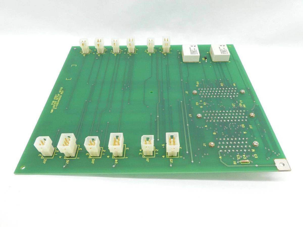 Varian Semiconductor E-109448001 Implanter Setup Interconnect PCB Rev. 2 New