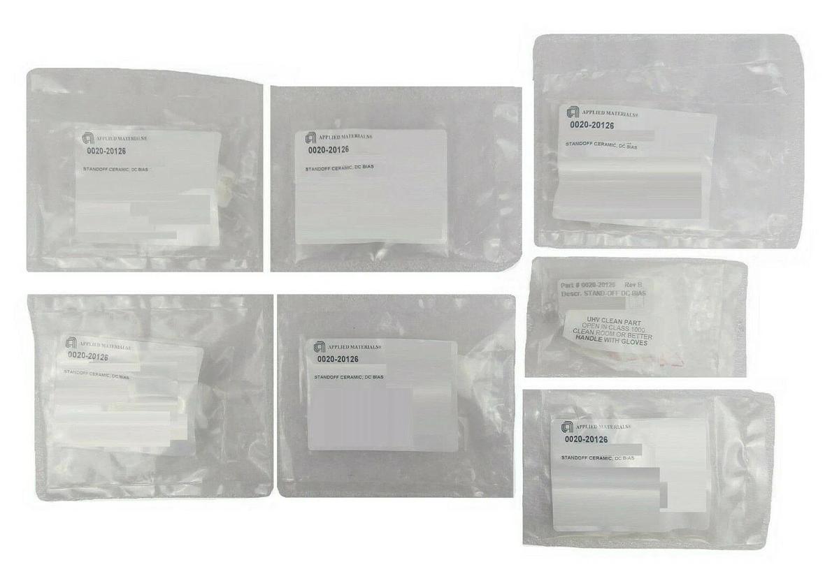 Refurbished AMAT Applied Materials 0020-20126 DC Bias Ceramic Standoff Lot of 7 Refurbished