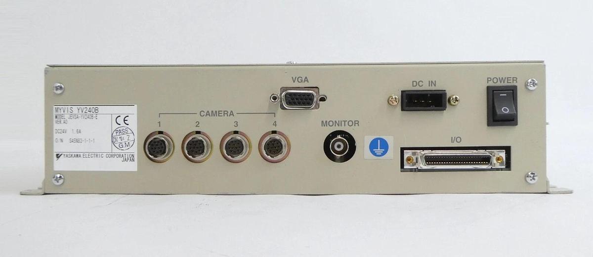 Used Yaskawa MYVIS XU-SCA0313 Machine Vision System Controller YV240B Dented Working
