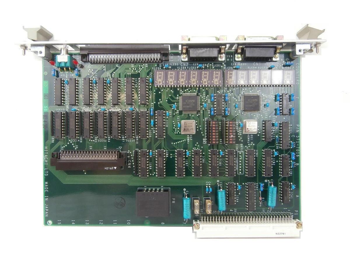 Used Hitachi 571-7016 Counter Board VME PCB Card COUNTER0 I-900SRT Working Surplus