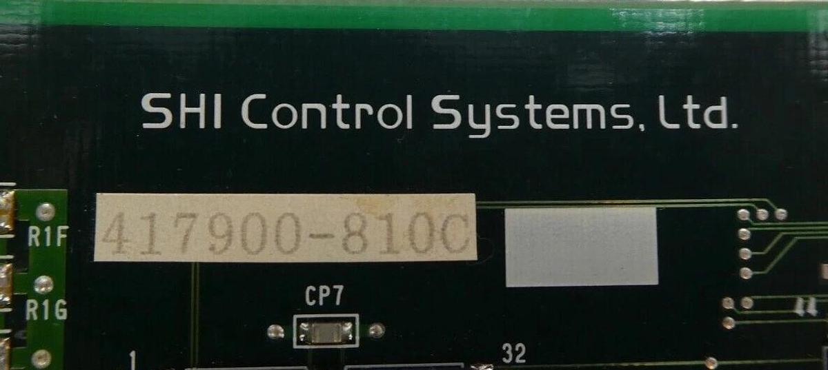 Used SHI Control Systems 417900-810C Interface PCB Working Surplus