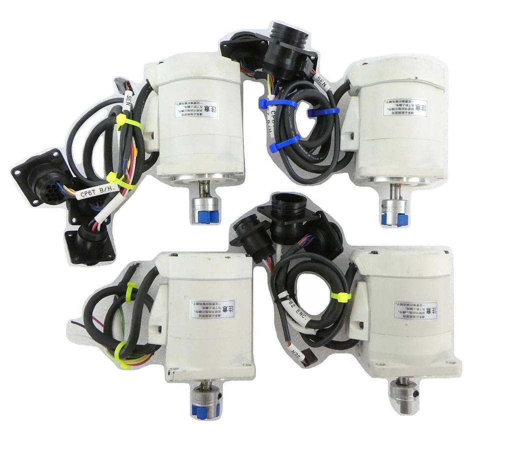 Used Panasonic MQMA012A4F AC Servo Motor Reseller Lot of 4 Working Surplus
