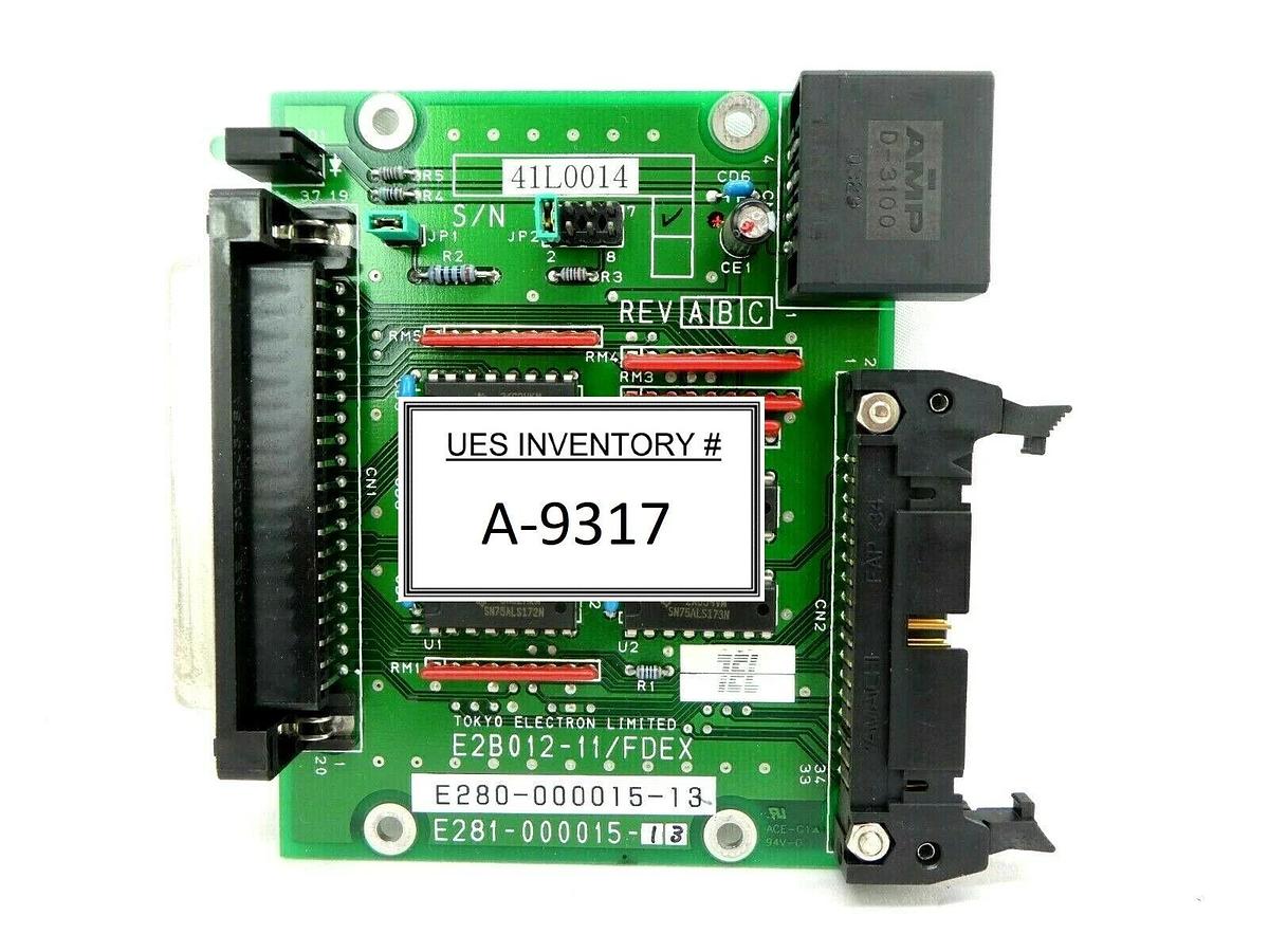 Used TEL Tokyo Electron E280-000015-13 Interface PCB E2B012-11/FDEX T-3044SS Spare