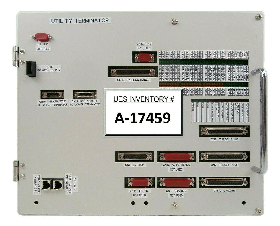 Used TEL Tokyo Electron 3S87-050797 Utility Terminator 3M81-026551-21 Trias Working