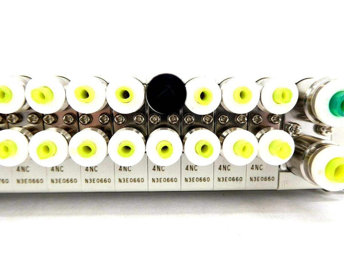 Used CKD N4E0 13-Port Pneumatic Manifold N4EO20 N4E010 N3E0660 TEL Lithius Working