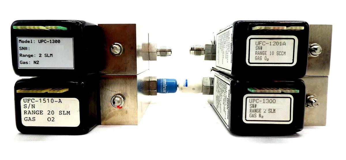Used UNIT Instruments UFC Mass Flow Controller MFC UFC-1200A UFC-1000 Lot of 20