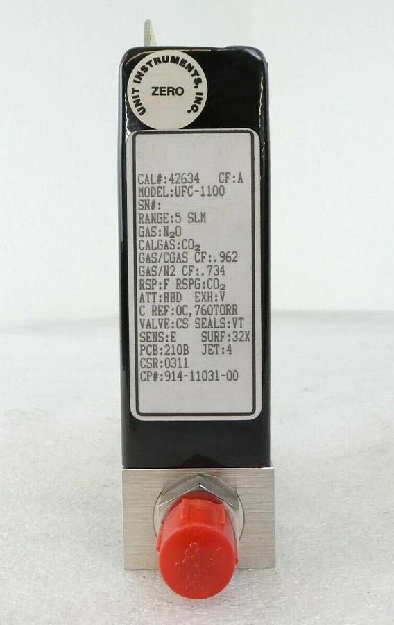 Used UNIT Instruments UFC-1100 Mass Flow Controller MFC 5 SLM N2O AMAT Working Spare