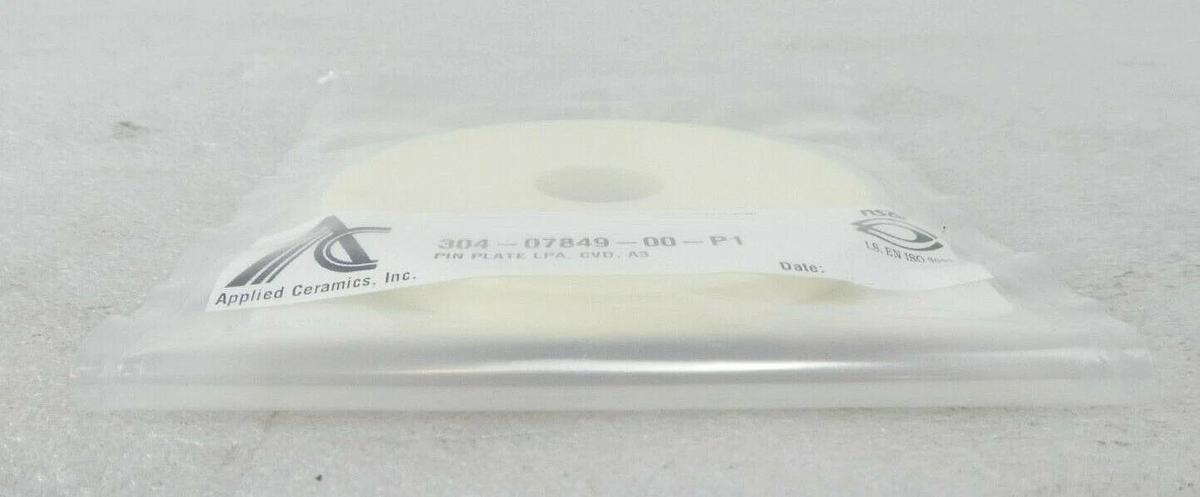 Mattson Technology 304-07849-00 A3 CVD Ceramic Pin Plate New Surplus