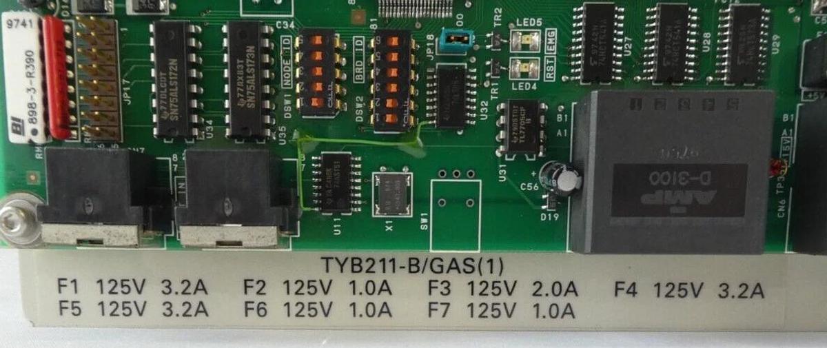 Used TEL Tokyo Electron TYB211-B/GAS PCB Panel Assembly 1D81-0096B1 1D08-000096-14