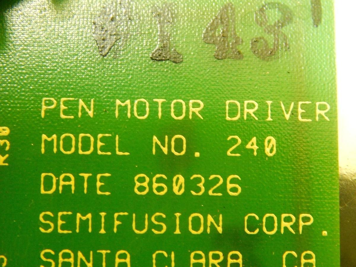 Used Semifusion 240 PEN Motor Drive Assembly Ultratech Stepper UltraStep 1000 Used