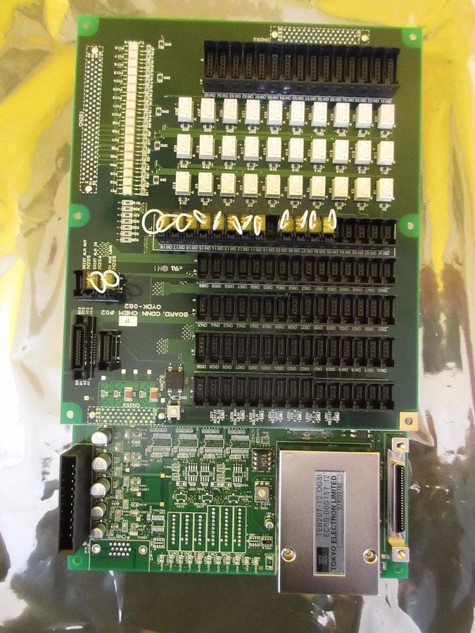 Used TEL Tokyo Electron OYDK-101 IO CHEM #02 PCB Board OYDK-062 Lithius Working