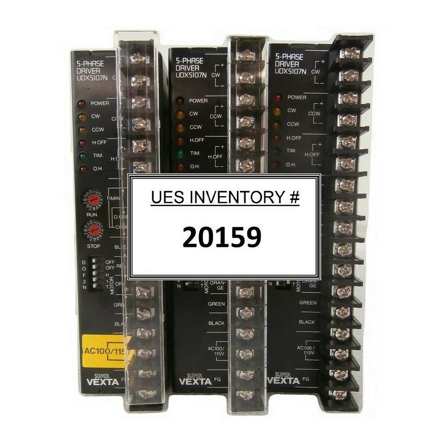 Used Oriental Motor UDX5107N 5-Phase Driver Super VEXTA Lot of 3 Working Surplus