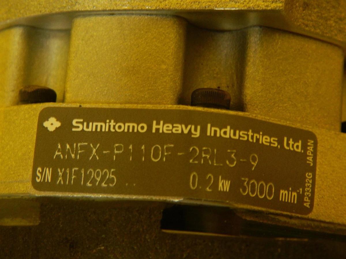 Used Sanyo Denki R2AA06020FXP77M AC Servo Motor Sumitomo ANFX-P110F-2RL3-9 Used
