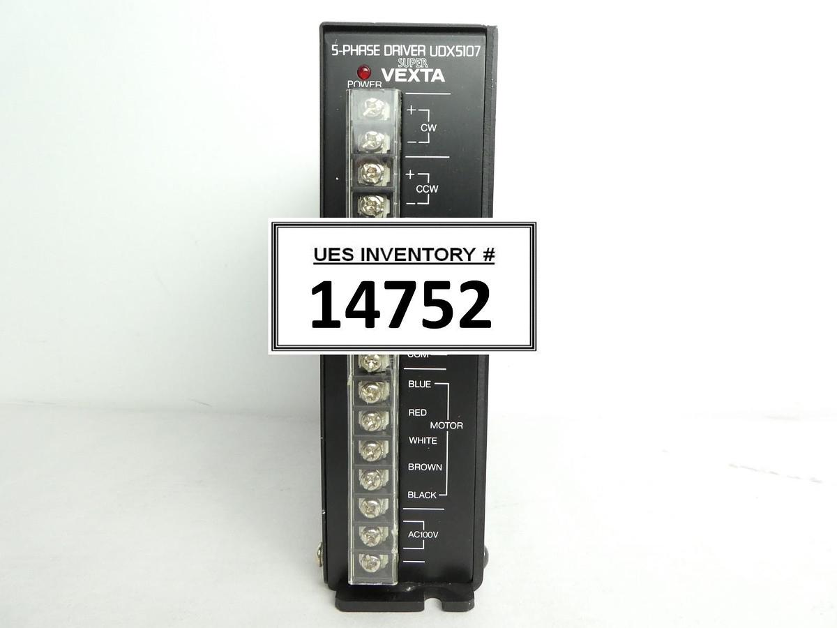 Used Oriental Motor UDX5107 5-Phase Driver Super VEXTA Working Surplus